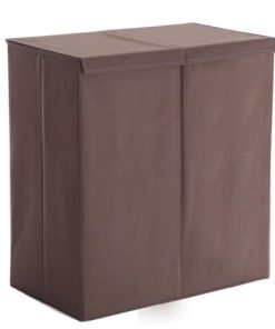 Storagemaniac Heavy-Duty Folding 3-Compartment Clothes Laundry Hamper With Li.. 8 57 0e005439 1fc7 482f 80c7 b34509d6a8a9