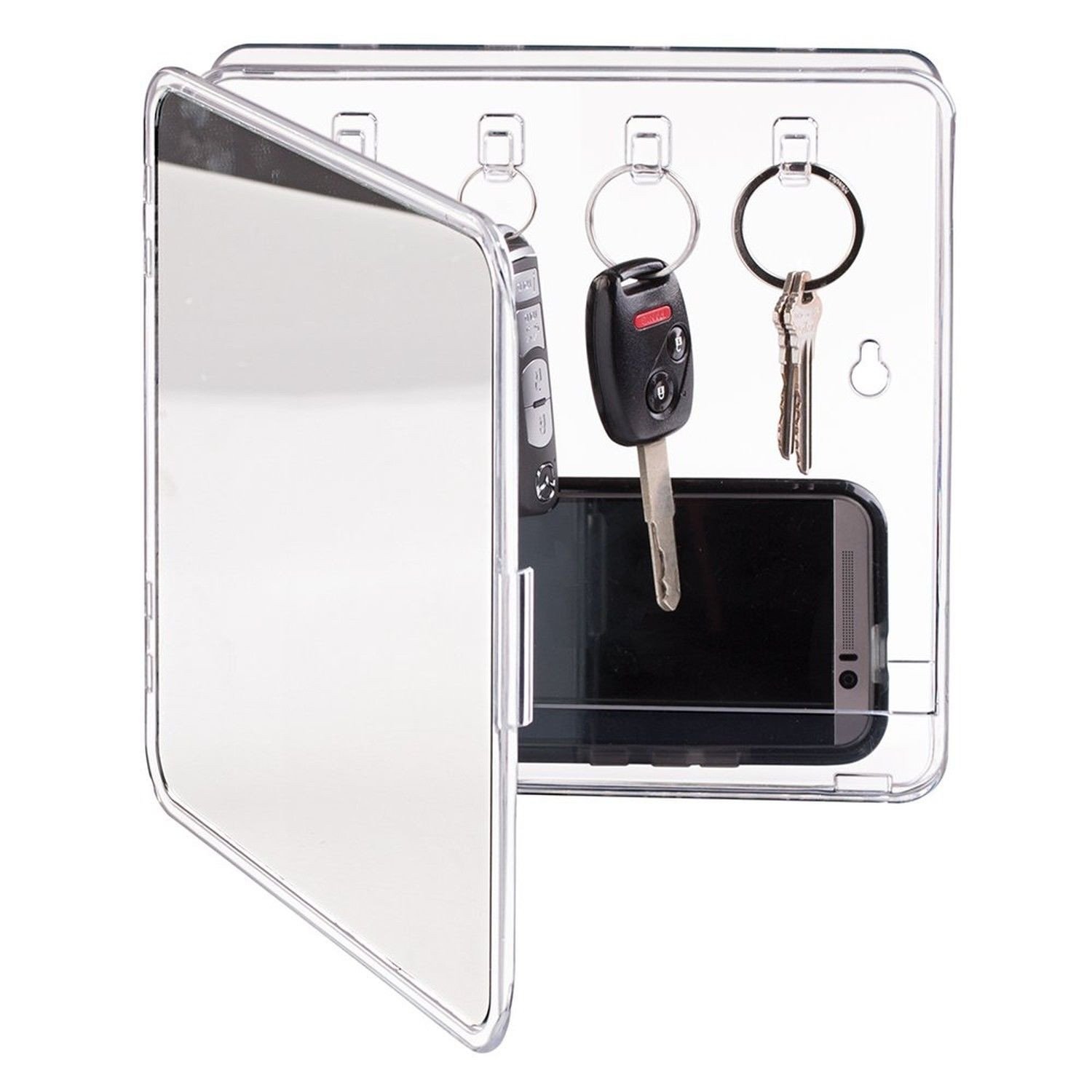 mirror key holder