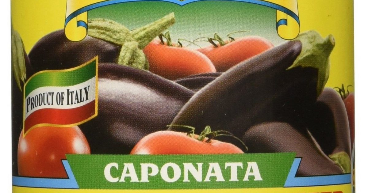 Cento Caponata Eggplant Appetizer 7.0 Oz. Cans (Pack Of 12) Swiftsly