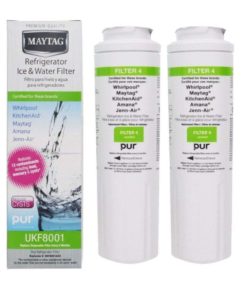 2-Pack Whirlpool Maytag Ukf8001 Pur 4396395 Refrigerator Water Filter