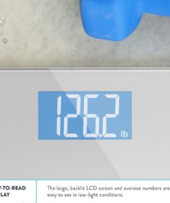 Alternative view of Balance High Accuracy Bathroom Scale With Easy-To-Read Backlit Lcd And 5-Year..