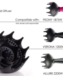 Xtava Black Orchid Large Hair Diffuser - Enhance And Define Curls And Waves -.. 18 57 1022e4d8 6b5c 42ff bc71 d1515be413d7