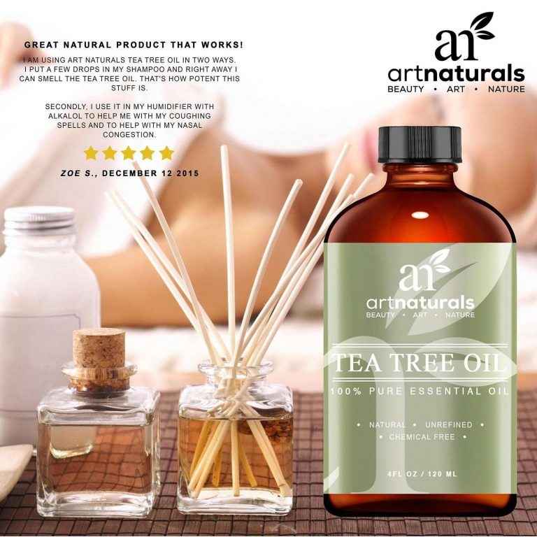 Art Naturals Tea Tree Essential Oil Pure & Natural 4 Oz Premium
