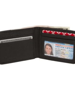 Alternative view of Access Denied Mens Rfid Blocking Leather Wallet Bifold Front Pocket Slim Slider