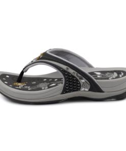 Alternative view of Gold Pigeon 5893 Women Light Weight Walking Comfort Pump Flip Flop Grey