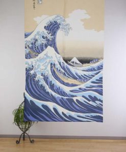 Made In Japan Noren Curtain Tapestry Ukiyoe Hokusai The Great Wave Kanagawa 7 57 11d8713f b2bb 400c 96a7 5a4ba308e3df