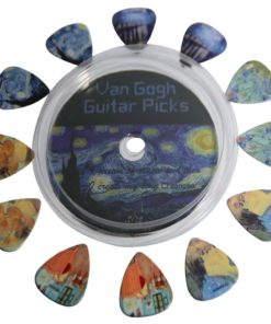 Vincent Van Gogh Guitar Picks - Celluloid Medium 12 Pack - Starry Night Sunfl.. 25 57 12cec171 b4a1 4460 b454 7148e0a75cce 1