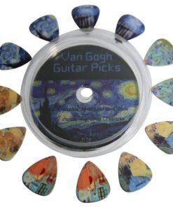 Vincent Van Gogh Guitar Picks - Celluloid Medium 12 Pack - Starry Night Sunfl.. 18 57 12cec171 b4a1 4460 b454 7148e0a75cce