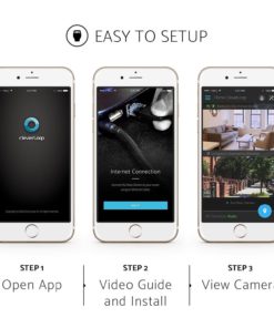 Cleverloop Smart Wi-Fi Security Camera System With 2 Indoor +2 Outdoor Wi-Fi .. 12 57 12fc57e2 3b57 40a9 b78b 877048fdaddf