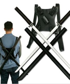 Alternative view of New Deadpool Ninja Sword Set With Shoulder Strap Carry Case Overall Twin Katana