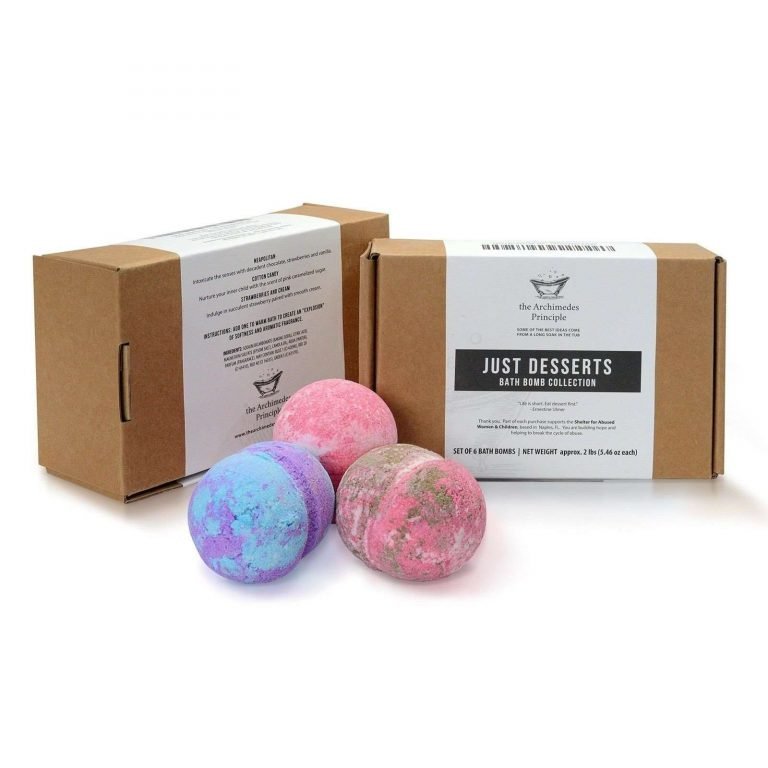 Just Desserts Premium Bath Bomb Collection Just Desserts Set Of 6 Bath Bombs