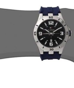 Tommy Hilfiger Men's 1791062 Stainless Steel Watch With Blue Silicone Band 4 57 13c8c6ce aab7 4eb0 93ae 261558d2c4d4