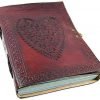 Large Vintage Heart Embossed Leather Journal/Instagram Photo Album (Handmade .. - $16.95