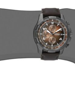 Alternative view of Fossil Men's Fs5113 Stainless Steel Watch With Leather Band