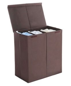 Storagemaniac Heavy-Duty Folding 3-Compartment Clothes Laundry Hamper With Li.. 7 57 149124a7 48f8 4f1c 8a04 ee7f74046855