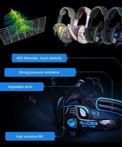 Gaming Headset Sades Sa708 Stereo Blue Gaming Headphone With Microphone For P.. 11 57 1492941b 988c 48a8 8f8d 1eae4f18efa8