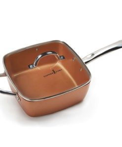 Alternative view of Tristar Products 5 Piece Chef Pan With Glass Lid Copper