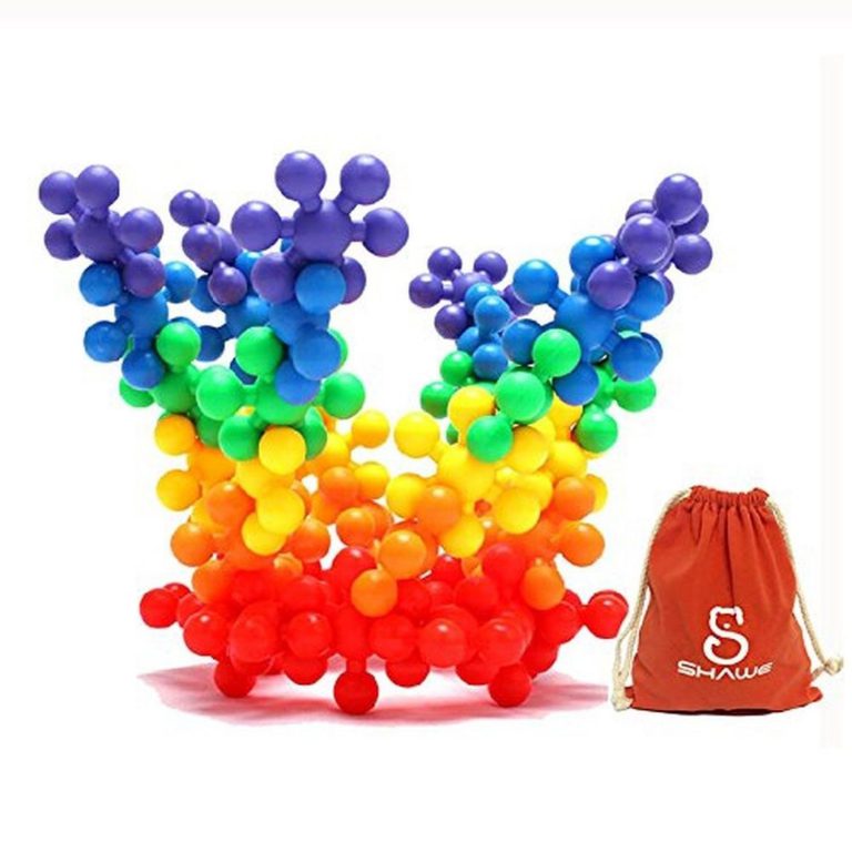 Shawe Kids Toy More Than 90 Pieces Mighty Molecules Big Sizeinterlocking Soli..