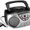 Sylvania Srcd243M-Black Portable Cd Radio Black 12 57 17e826bd 8ba8 42bd 94ce 60440ba07193