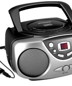 Sylvania Srcd243M-Black Portable Cd Radio Black