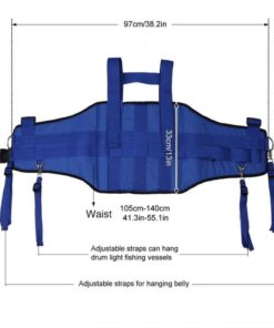 Pellor Offshore Stand Up 33.5'' / 38.2'' Fishing Fighting Belt Shoulder Back .. 10 57 182dc819 4575 4e56 99f5 ee9a19fd40e9