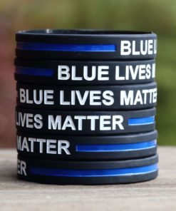 1 Blue Lives Matter Thin Blue Line Silicone Wristband Bracelet Police Officer.. 4 57 197b1c7f ac6a 4e51 91cb b3b02d087600