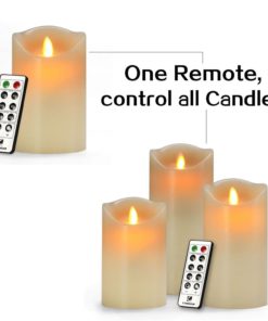 Alternative view of Comenzar 7" Flameless Candle Battery Operated Candle With Remote Timer Of 246..