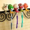 Antibacterial Toothbrush Suction Cup Cover Holder With Suction Cup Animal 5