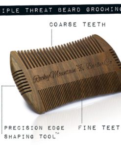 Alternative view of Beard Comb - Sandalwood Natural Hatchet Style Brush For Hair - Smells Amazing..