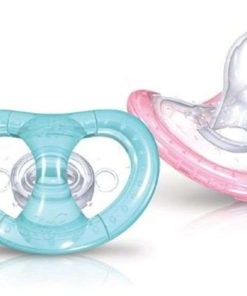 Nuby 2-Pack Softflex Orthodontic Pacifiers Colors May Vary 0-6 Months 4 57 1ac8537e a62f 4da3 8756 bff9fca70218