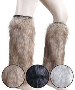 Leegoal Show Girl Chic Tall Fur Leg Warmers Gray 5 57 1af5c141 ea17 488d 8f9b 69e63ae03878