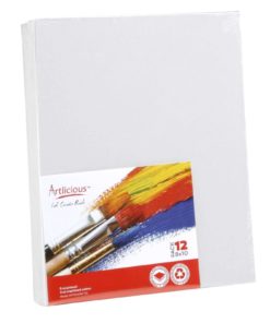 Alternative view of Artlicious - $1.00 Canvas Panels - 12 Pack - 8"X10" Super Value Pack Artist C..