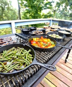 Lodge Lcs3 Pre-Seasoned Cast-Iron Chef's Skillet 10-Inch Black 10 Inch Lodge 9 57 1b39941c 0ce5 4459 95f0 817d6358e2d0