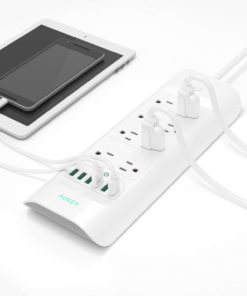 Aukey Surge Protector 6 Ports 6A Usb Charger With 8 Outlets Power Strip 5Ft C.. 11 57 1cad255e 2f6b 413d acd3 d75b67a7cd2c