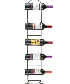 Alternative view of Sorbus Wall Mount Wine/Towel Rack (Holds 6 Bottles)