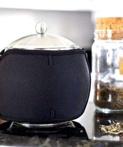 Alternative view of Willow & Everett Teapot Kettle With Warmer - Tea Pot And Tea Strainer Set - T..