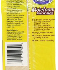 Alternative view of Dr. Scholl's Molefoam Padding Men's And Women's 2-Count Packages (Pack Of 8)