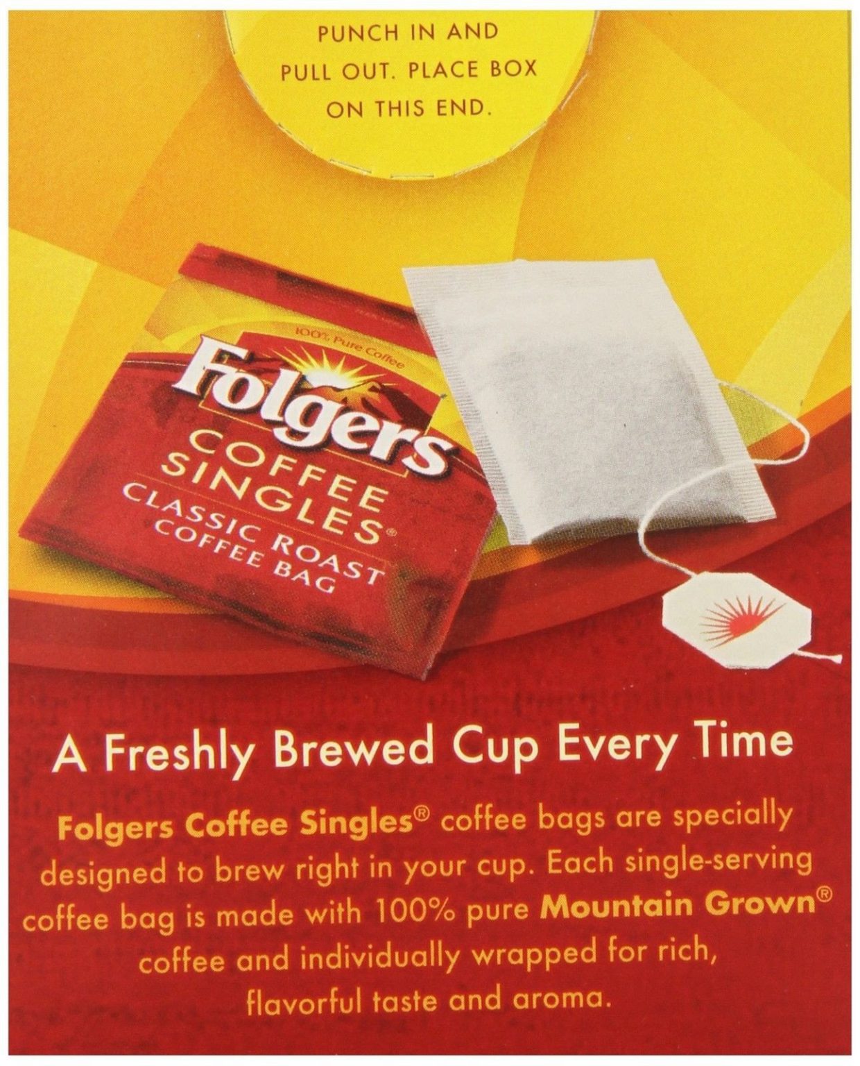 Folgers Classic Medium Roast Coffee Singles Serve Bags 114 Count Swiftsly
