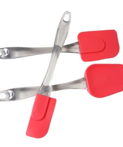 Bobbi Jean's Silicone Spatulas Set Of 3 Red: Large Spoonula Medium Rubber Scr.. 14 57 1daa1ba7 240e 442d 8c1c 337822280be8