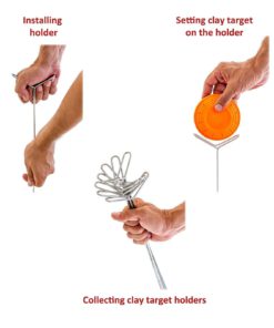 Clay Pigeon Target Holders Pack Of 7 - Will Fit Any Clay Targets - Made In Usa 13 57 1ea62701 6d76 447a 94fd 98b191475f0d