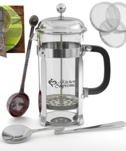 French Press Coffee & Tea Maker Complete Bundle | 8-Cups 34 Oz | Best Coffee .. 10 57 201db98e b7ff 43aa b038 7b0c29333e18