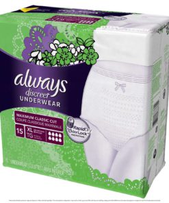 Always Discreet Incontinence Underwear Maximum Absorbency Extra-Large 45 Count 11 57 202fcfec 6702 4513 a1b0 768ee41f3f5e