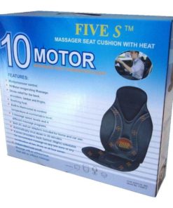 New Five Star Fs8812 10-Motor Vibration Massage Seat Cushion With Heat - Neck.. 8 57 20921bb3 c2c9 4b53 aa2e 0707d4325305