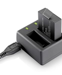 Vvhooy 2 Pcs 900Mah Rechargeable Battery And Rapid Dual Charger For Action Ca.. 9 57 209ba1a6 94a9 40db a384 249061dfbbd0