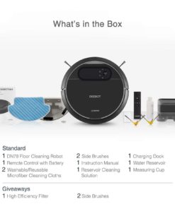 Ecovacs Vacuum Cleaning Robot With Mop And Water Tank Deebot N78 Black 23 57 209e9a09 70b6 4fd1 a2d7 01e9dc8ba614 1