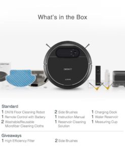 Ecovacs Vacuum Cleaning Robot With Mop And Water Tank Deebot N78 Black 17 57 209e9a09 70b6 4fd1 a2d7 01e9dc8ba614