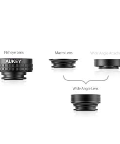 Alternative view of Aukey Optic Iphone Lens 180 Fisheye Lens + 110 Wide Angle + 10X Macro Mini Cl..