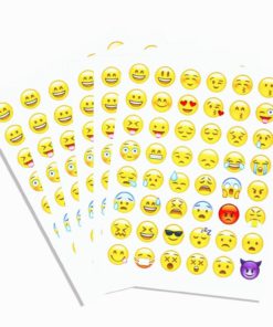 Alternative view of Emoji Stickers 20 Sheets Include The Most Popular And Common Emoji Faces Pack..
