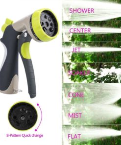 Homdox Garden Hose Nozzle 8 Spray Patterns Adjustable Water Pressure Controll.. 12 57 216a2813 ed4f 4f14 bd70 bffd200f819a