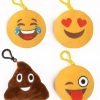 Emoji Universe: Talking Emoji Backpack Clips Key Chains; Plush Keychains Make..